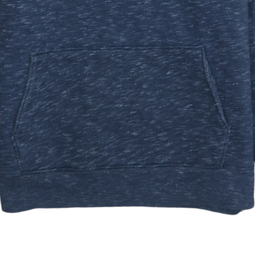 Hollister Men’s Blue Pullover Hoodie Medium Logo Classic Fit