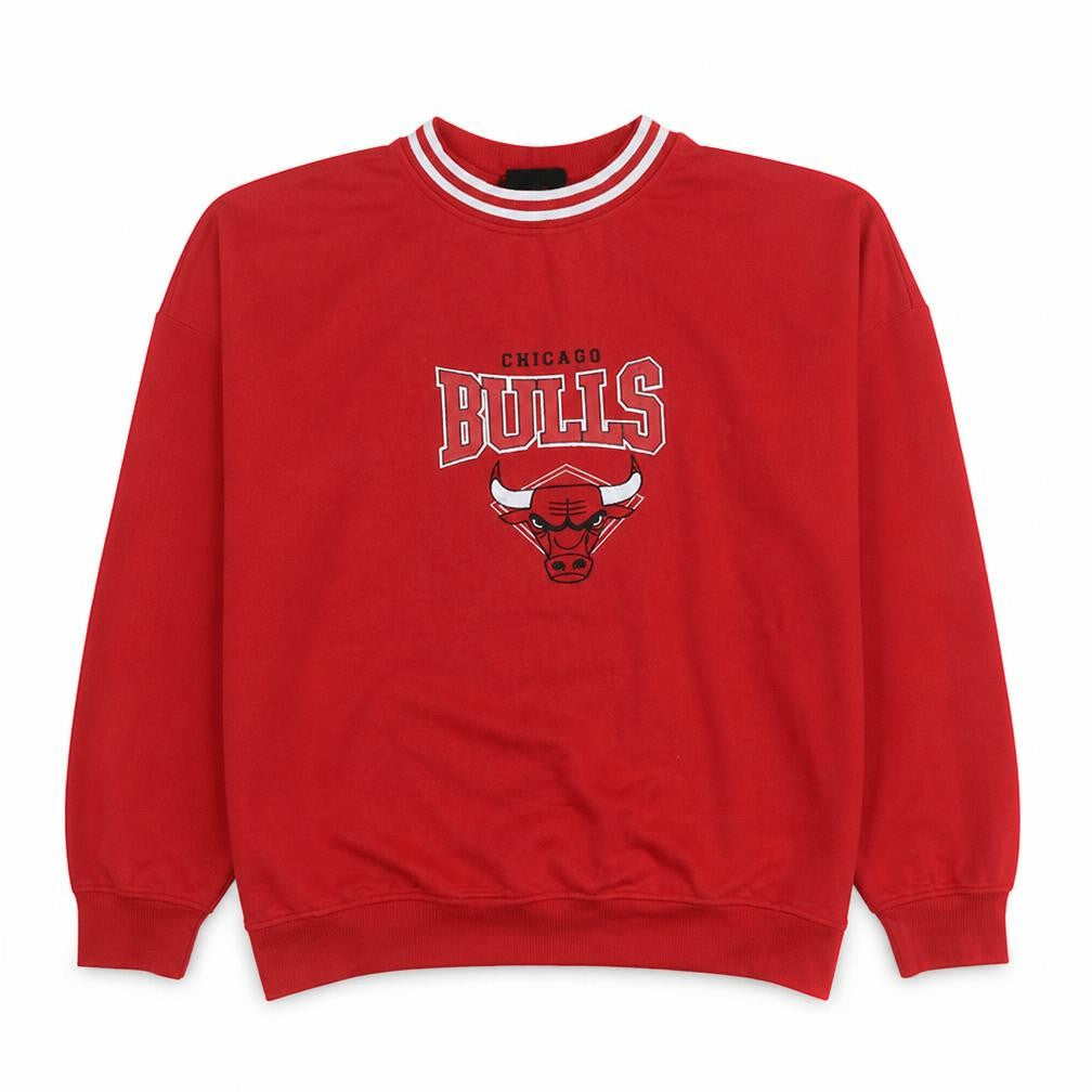 NBA Chicago Bulls Red Crew Neck Sweatshirt Women XL