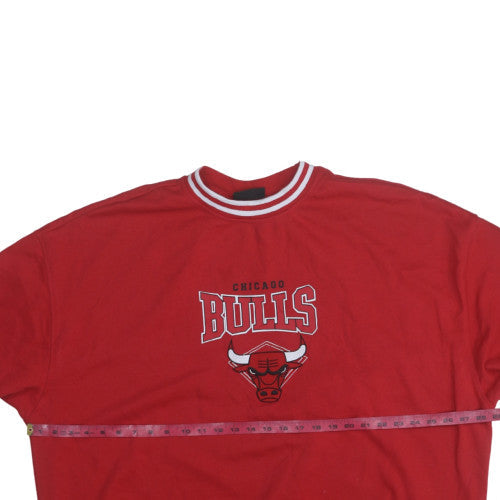NBA Chicago Bulls Red Crew Neck Sweatshirt Women XL
