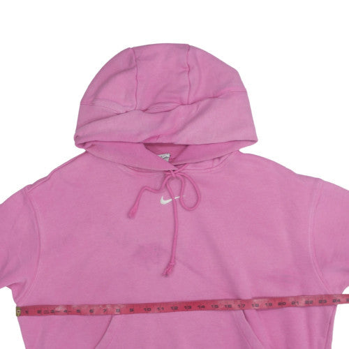 Nike Women Pink Pullover Hoodie Medium Hooded Sweatshirt