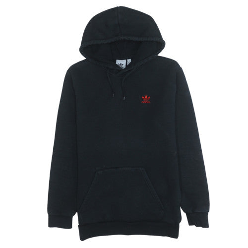 Adidas Men's Black Pullover Hoodie Small Classic Trefoil Logo