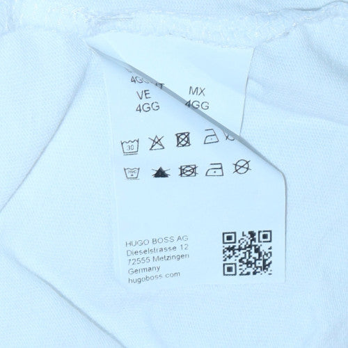 Hugo Boss Men's White Crew Neck Classic Cotton T-Shirt Size XL