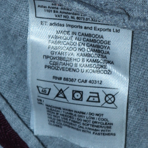 Adidas Women’s Grey & Pink Full Zip Hoodie Size S 8-10 Hooded Sweatshirt