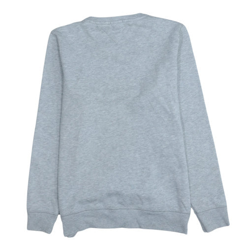 Tommy Jeans Men's Grey Regular Fit Pullover Sweatshirt M