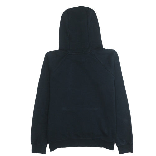 Nike Women's Black Pullover Hoodie Size S Cotton Blend Logo Sweatshirt