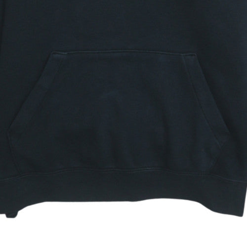 Nike Women's Black Pullover Hoodie Size S Cotton Blend Logo Sweatshirt