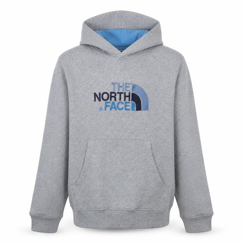 The North Face Men's Grey Pullover Hoodie M Outdoor Fleece