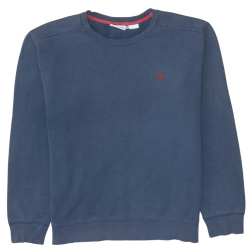Timberland Men's Blue XL Pullover Crew Neck Cotton Sweatshirt