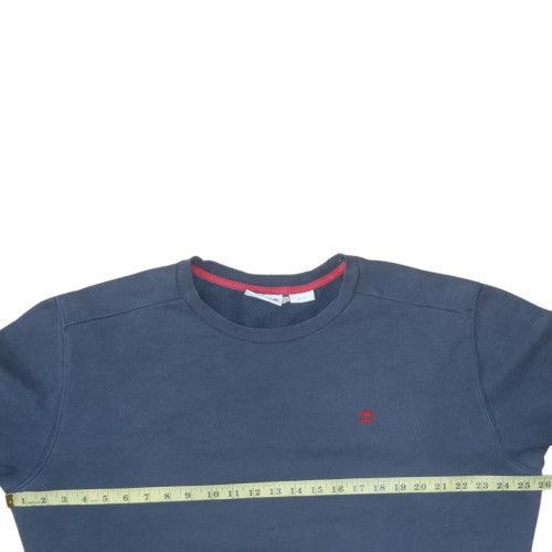 Timberland Men's Blue XL Pullover Crew Neck Cotton Sweatshirt