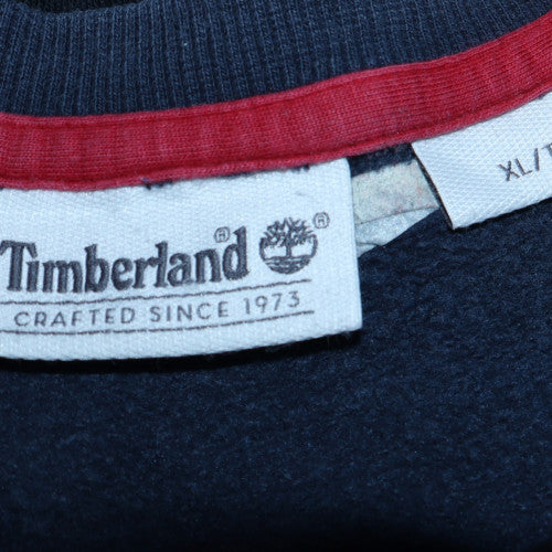 Timberland Men's Blue XL Pullover Crew Neck Cotton Sweatshirt