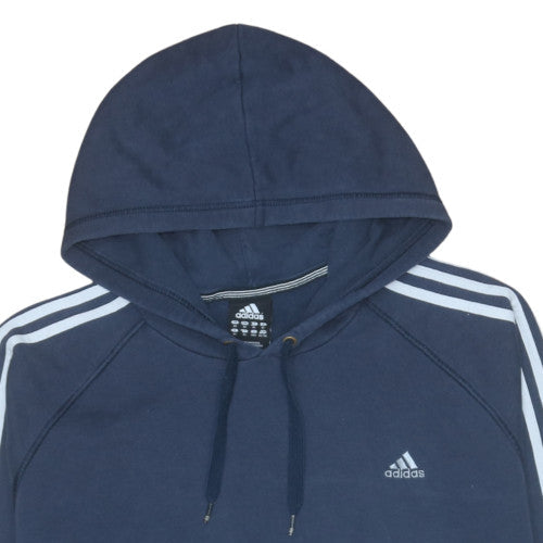 Adidas Men's Blue Pullover Hoodie XL Performance Essentials