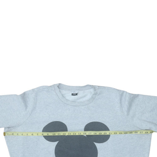Disney at George Womens Grey 2XL Mickey Graphic Pullover Sweatshirt