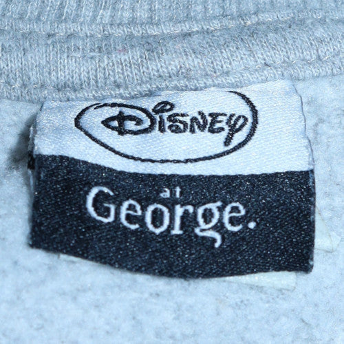 Disney at George Womens Grey 2XL Mickey Graphic Pullover Sweatshirt