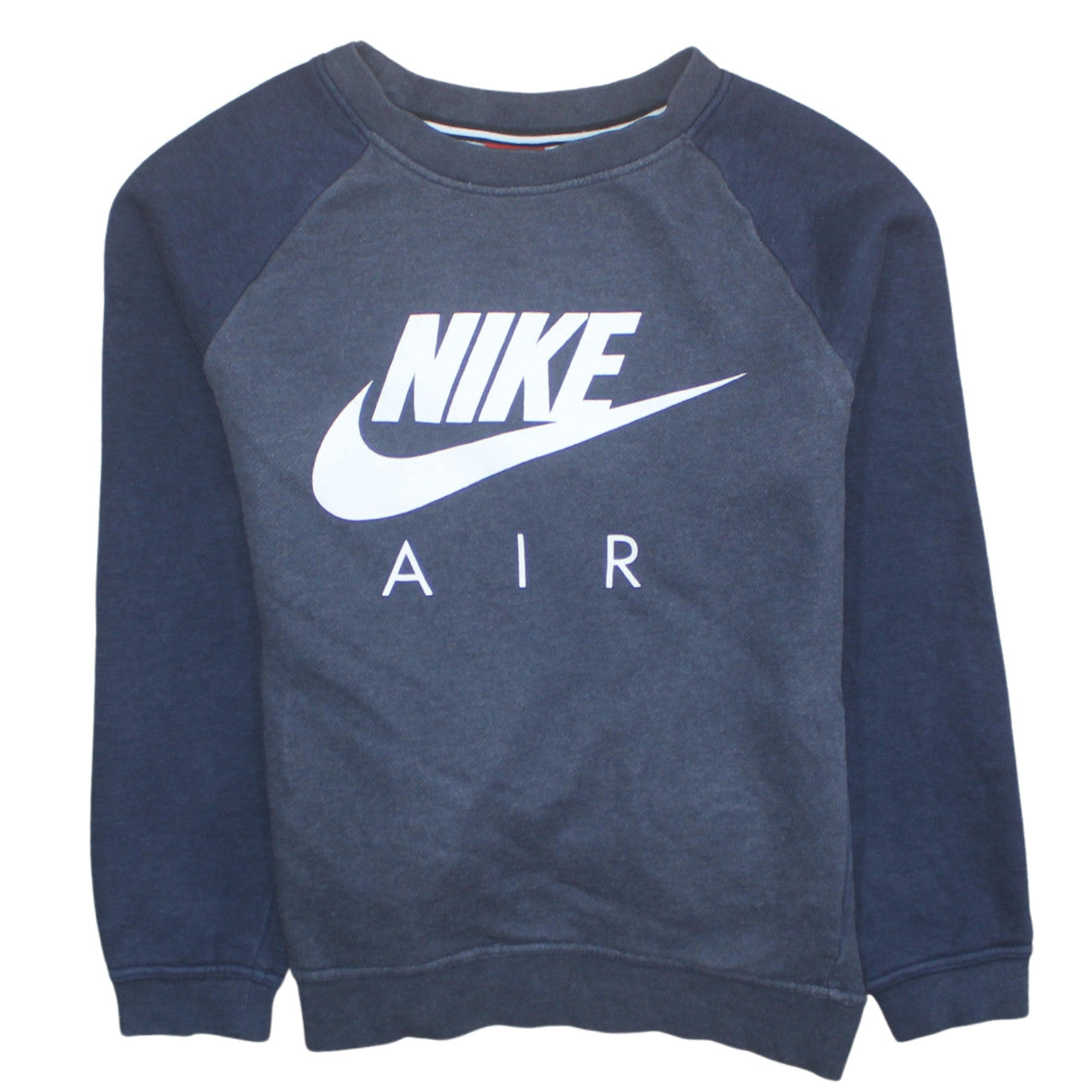 Nike Men's Blue XS Pullover Crew Neck Sweatshirt Graphic Print