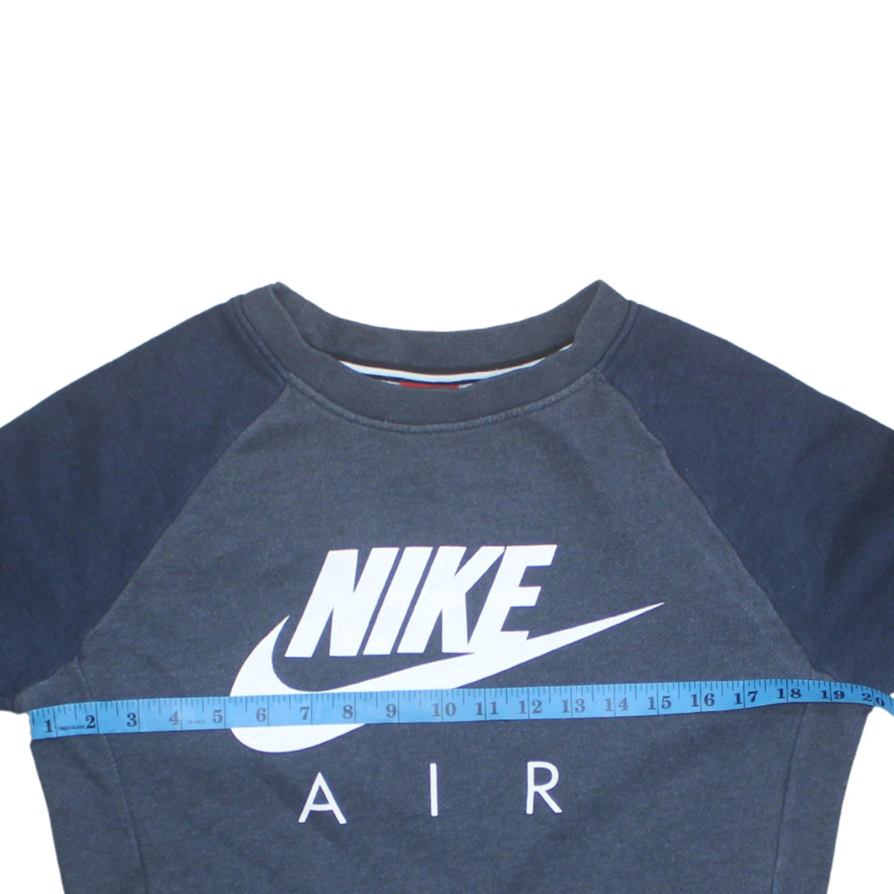 Nike Men's Blue XS Pullover Crew Neck Sweatshirt Graphic Print