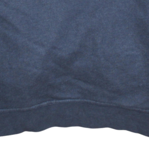Nike Men's Blue XS Pullover Crew Neck Sweatshirt Graphic Print