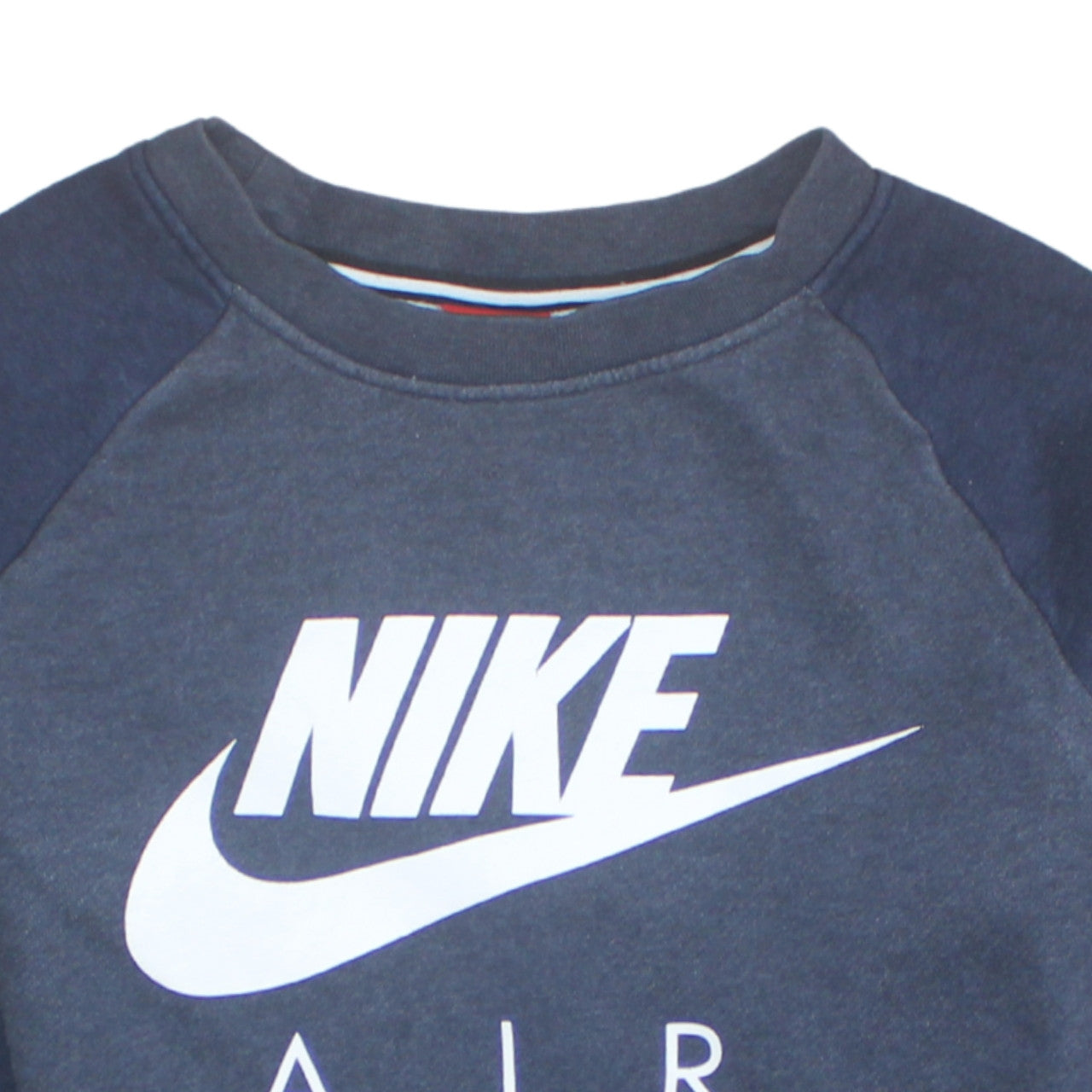 Nike Men's Blue XS Pullover Crew Neck Sweatshirt Graphic Print
