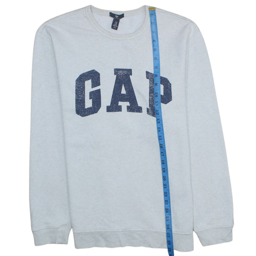 GAP Men's Grey XL Classic Logo Pullover Sweatshirt