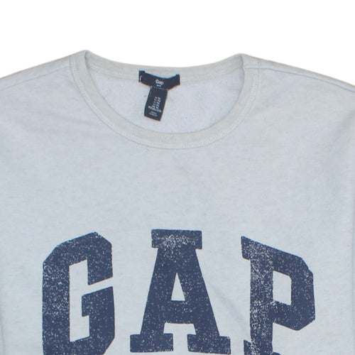 GAP Men's Grey XL Classic Logo Pullover Sweatshirt