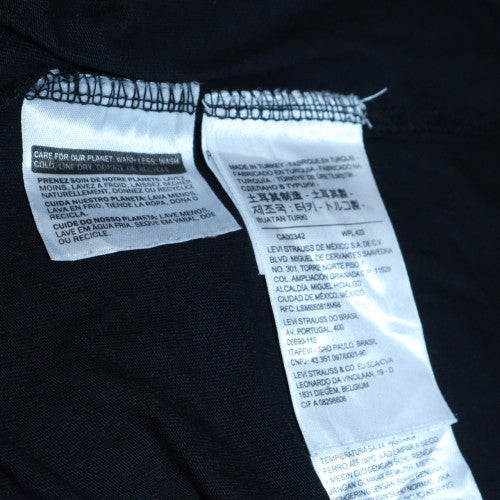 Levi's Men's Black Regular Fit Logo Short Sleeve T-Shirt Size L