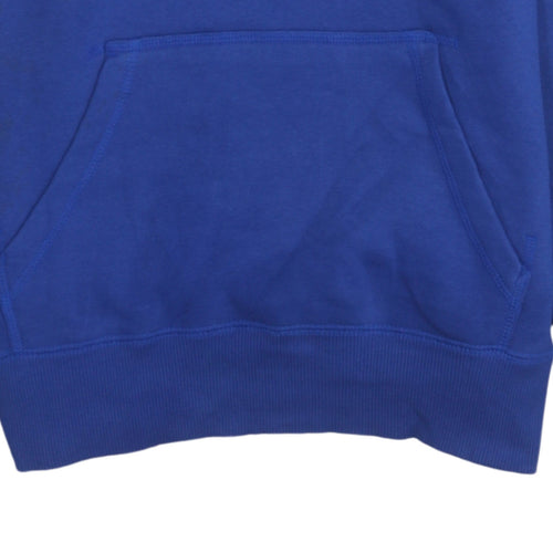 Nike Men's Blue Pullover Hoodie Medium Fleece Sportswear