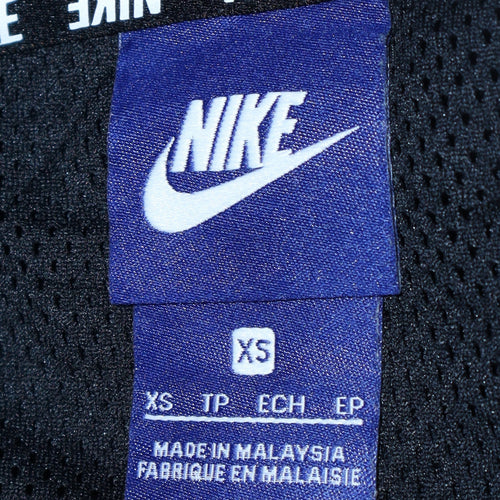 Nike Men's Black XS Pullover Hoodie with Logo and Zip Pocket
