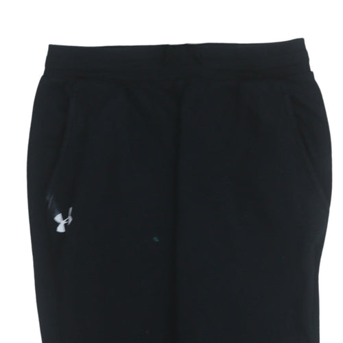 Under Armour Men Black M Jogger Sweatpants Cotton Blend