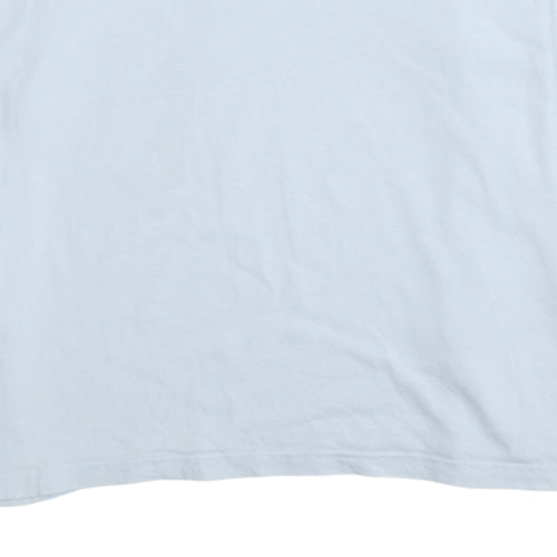 Tommy Jeans Men's White XL Long Sleeve Logo Crew Neck Top