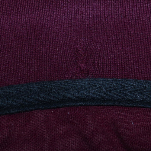 Adidas Men's Burgundy Cotton Short Sleeve Polo Shirt Size S