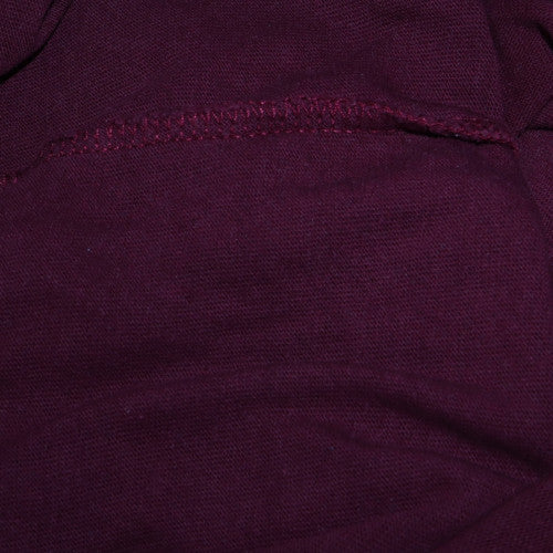 Adidas Men's Burgundy Cotton Short Sleeve Polo Shirt Size S