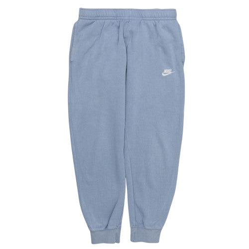 Nike Womens Blue Jogger Sweatpants M Elastic Waist Fleece Lined