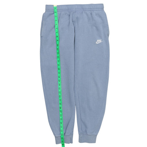 Nike Womens Blue Jogger Sweatpants M Elastic Waist Fleece Lined