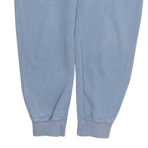 Nike Womens Blue Jogger Sweatpants M Elastic Waist Fleece Lined