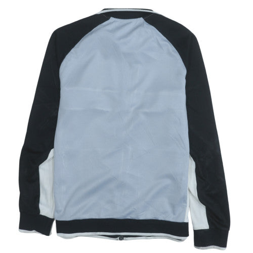 Nike Men's Black & Grey Track Jacket Size L Full Zip Polyester