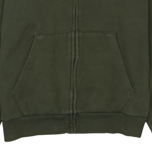 Puma Men's Green Full Zip Hoodie Size M Fleece Sportswear
