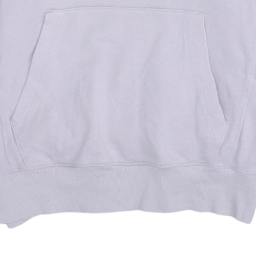 Champion Womens Pink Pullover Hoodie Medium Cotton Blend Casual