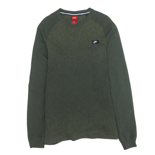 Nike Men's Green Small Pullover Crew Neck Sweatshirt