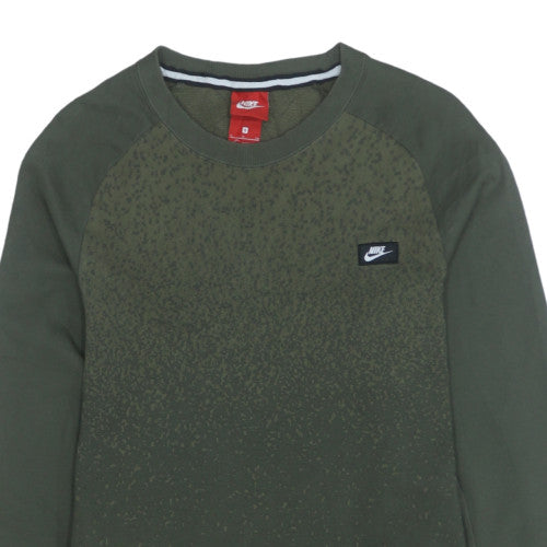 Nike Men's Green Small Pullover Crew Neck Sweatshirt