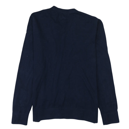 GAP Men's Blue V-Neck Long Sleeve Pullover Sweatshirt Size S