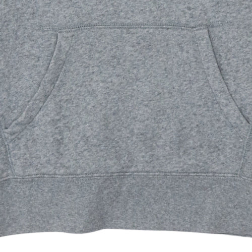 Levi's Men's Grey Pullover Hoodie M Logo Graphic Fleece