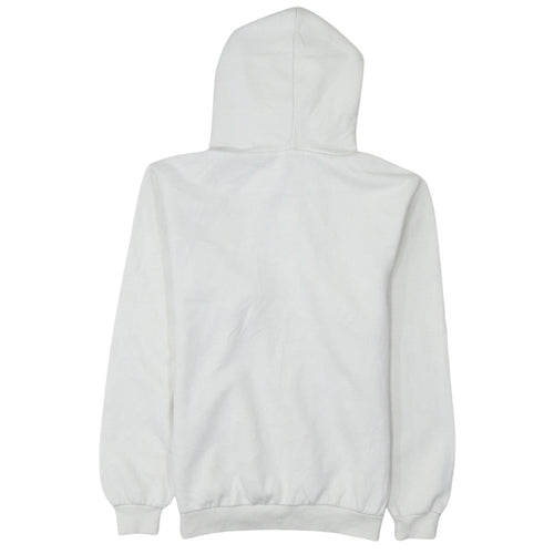 PrettyLittleThing Womens White Hoodie Small Pullover Cotton Blend