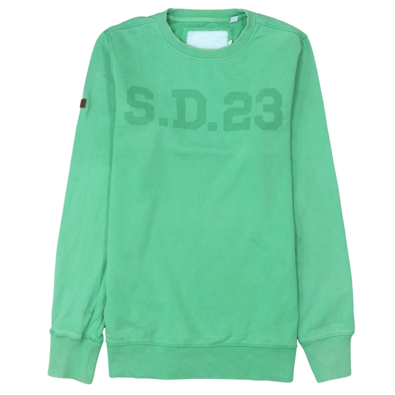 Superdry Men's Green Crew Neck Sweatshirt M Graphic SD23