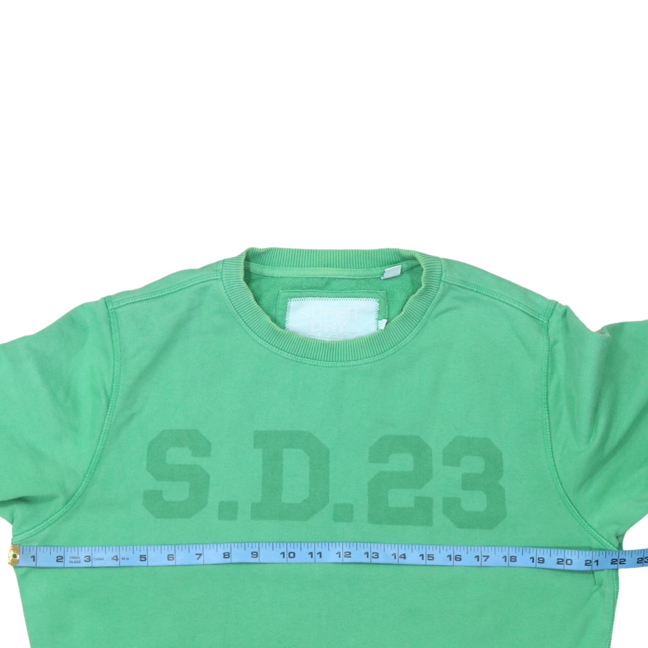Superdry Men's Green Crew Neck Sweatshirt M Graphic SD23