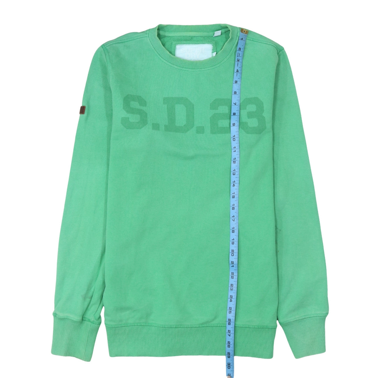 Superdry Men's Green Crew Neck Sweatshirt M Graphic SD23