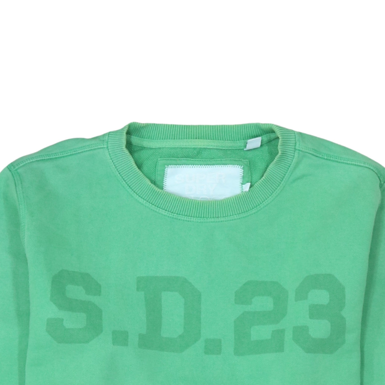 Superdry Men's Green Crew Neck Sweatshirt M Graphic SD23