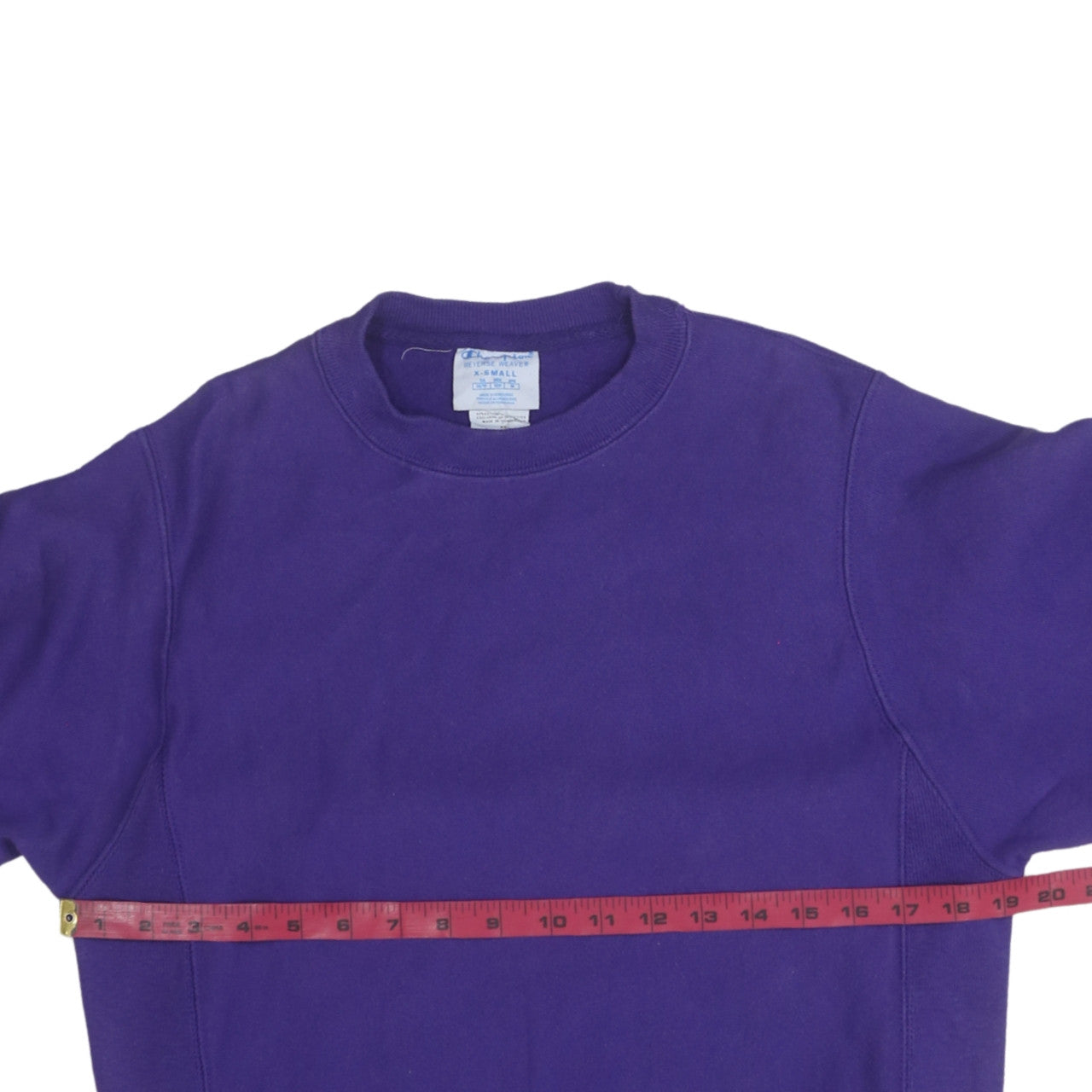 Champion Men's Purple XS Reverse Weave Crew Neck Sweatshirt