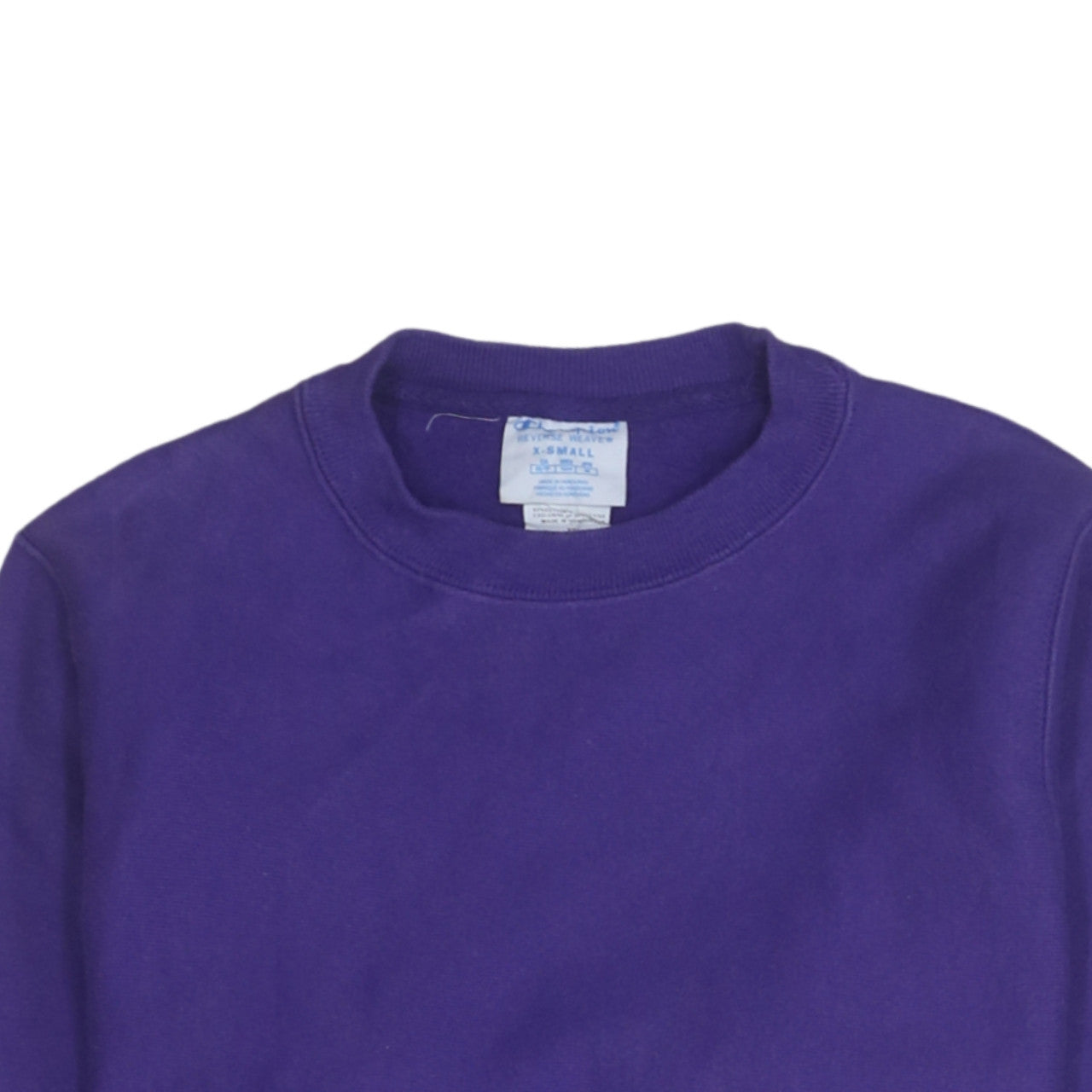 Champion Men's Purple XS Reverse Weave Crew Neck Sweatshirt