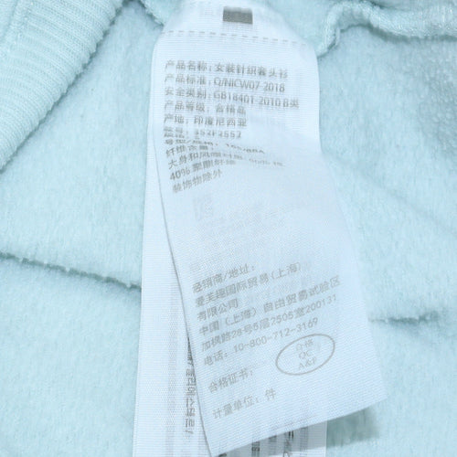 Hollister Unisex Blue Pullover Hoodie S Logo Fleece Sweatshirt