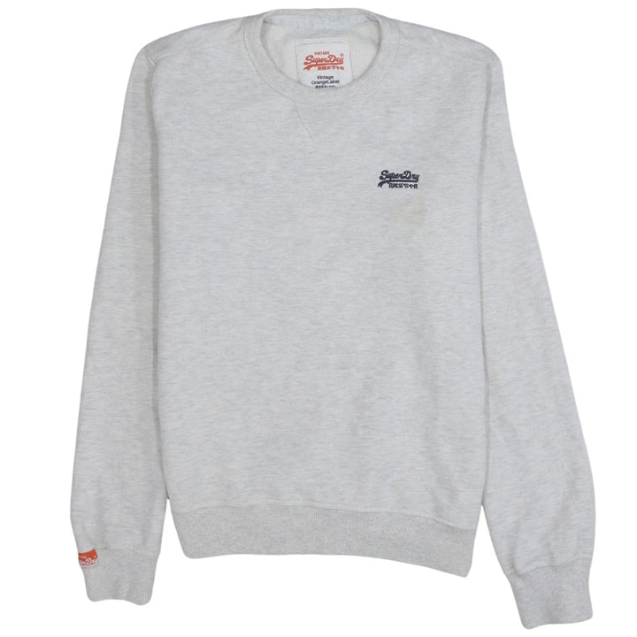 Superdry Men's Grey L Vintage Orange Label Crew Neck Sweatshirt