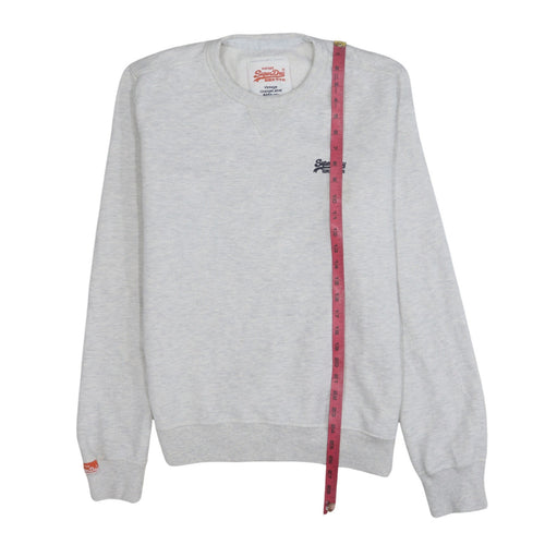 Superdry Men's Grey L Vintage Orange Label Crew Neck Sweatshirt